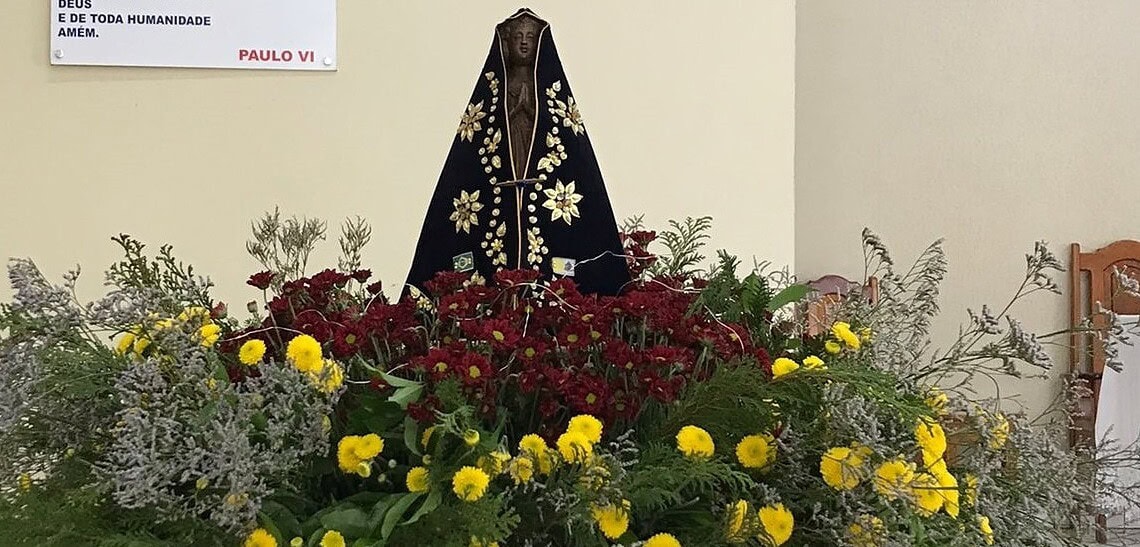 Terço, missa e procissão: Confira a programação do Santuário Nossa Senhora Aparecida para o Dia da Padroeira