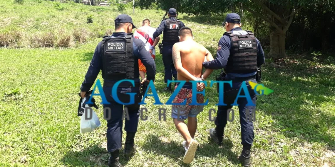 No Acre, Polícia Militar prende dois homens vendendo drogas próximo a hospital
