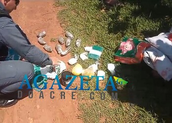 Passageiro é preso por policiais militares transportando drogas em táxi que saiu de Rio Branco