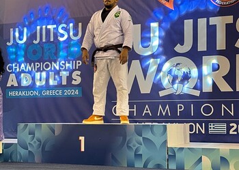 Acreano Wendell Barbosa é campeão mundial de Jiu-Jítsu em competição na Grécia