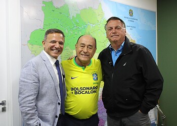 Prefeito reeleito de Rio Branco, Tião Bocalom, agradece apoio de Jair Bolsonaro