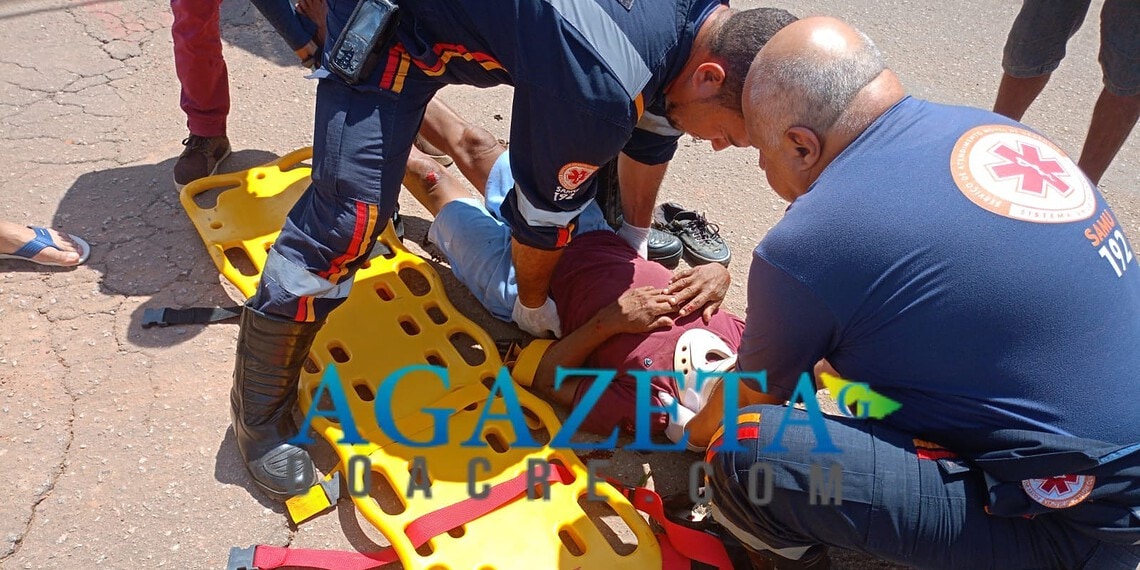 Ciclista fica gravemente ferido após cair na ladeira da Baixada do Sobral