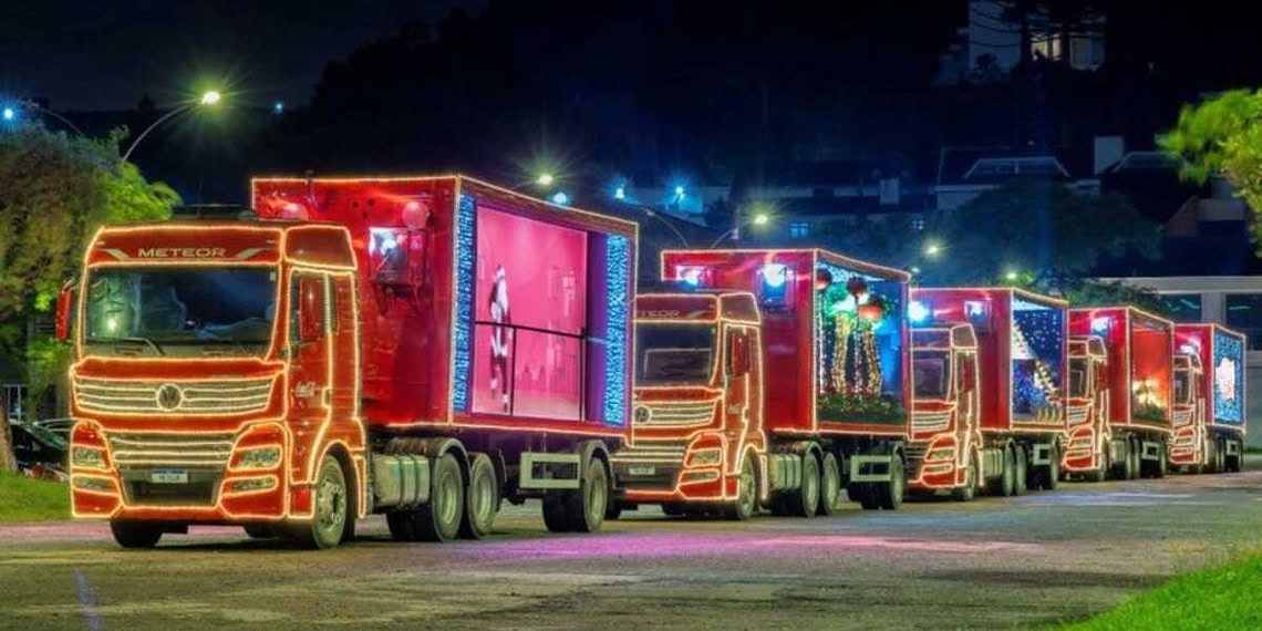 Caravana de Natal da Coca-Cola chega amanhã a Rio Branco; veja programação completa