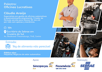 Seminário "Autogestão: centros automotivos" além da capital também chega ao interior do Acre