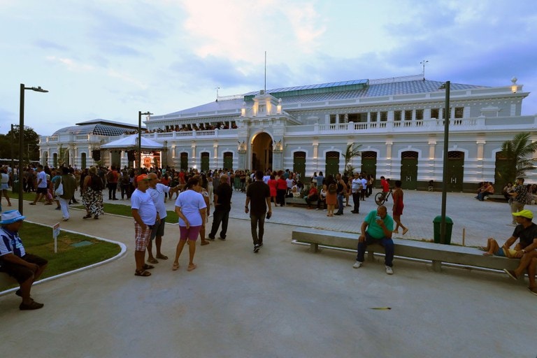 O Mercado São Brás já foi reaberto para visitação do público: mais de 90% das obras no espaço foram concluídas. Dinei Souza/Agência Belém