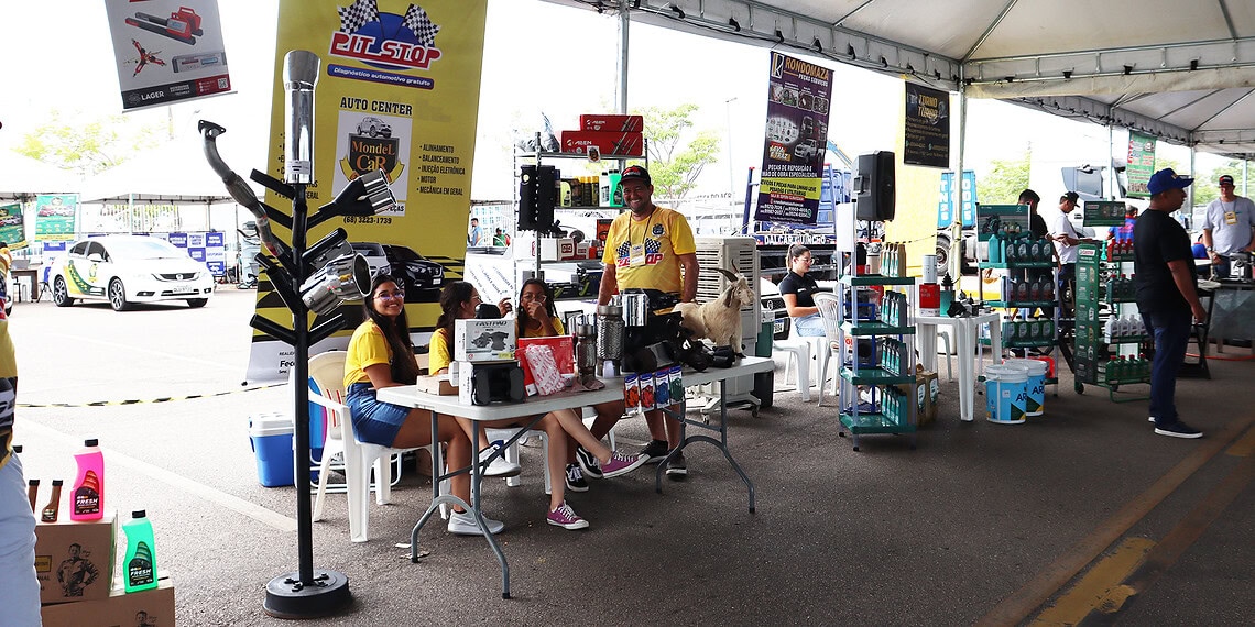 Feira Pit Stop proporciona diagnóstico gratuito de veículos e mostra força do empreendedorismo do setor no Acre