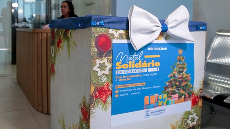 Campanha da Prefeitura de Rio Branco incentiva doações de brinquedos para crianças em vulnerabilidade