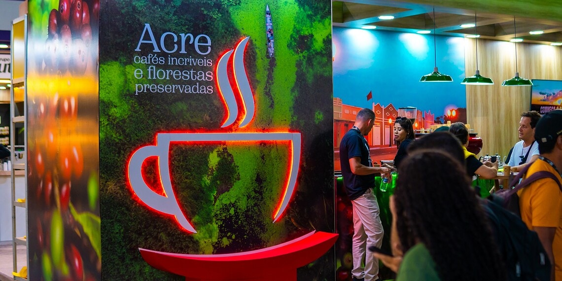 Café produzido no Acre é exposto durante Semana Internacional em Minas Gerais