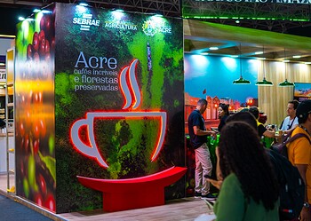 Café produzido no Acre é exposto durante Semana Internacional em Minas Gerais