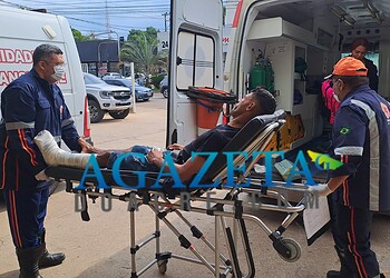 Homem de alta periculosidade baleado em confronto com a polícia é transferido para o PS de Rio Branco