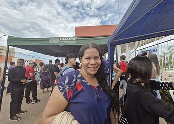 Isaiuma Nascimento da Silviade 40 anos, faz o Enem pela 5ª vez. Foto: Juan Vicent Diaz