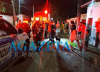 Homem é executado a tiros em frente a criança de colo em Rio Branco