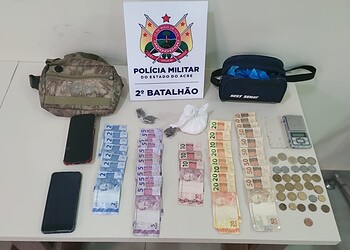 Homem é preso por tráfico de drogas no bairro Quinze, em Rio Branco