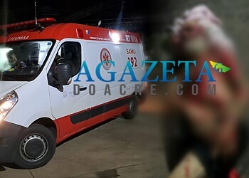 VÍDEO: Idoso é atropelado e arrastado por caminhonete enquanto tentava atravessar rua em Rio Branco
