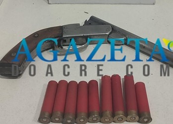 Membro de facção é preso ao tentar se esconder em caixa d’água com arma de fogo em Rio Branco