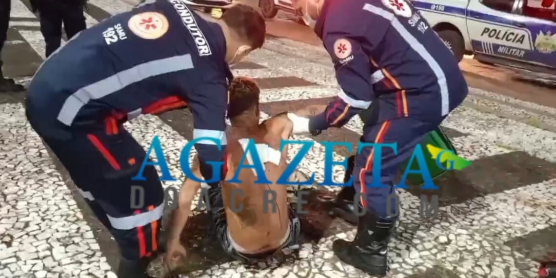 Homem é esfaqueado em frente ao Terminal Urbano