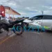 Motociclista sofre traumatismo craniano após colisão com carro na Estrada da Floresta