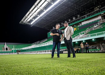Governador fez visita para acompanhar preparativos finais para jogo. Foto: José Caminha/Secom