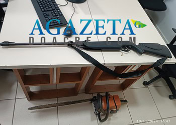 Homem é preso com arma adaptada durante patrulhamento na Transacreana