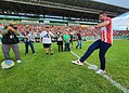 Arena da Floresta é reinaugurada com festa; amistoso entre Santa Cruz e Flamengo começa