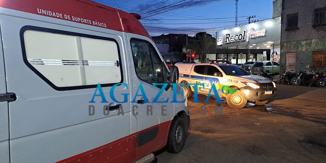 Com mandado aberto, motociclista é preso após atropelar pedestre em Rio Branco