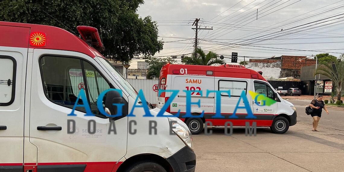 Homem perde controle de moto ao fazer curva e sofre traumatismo craniano em Rio Branco
