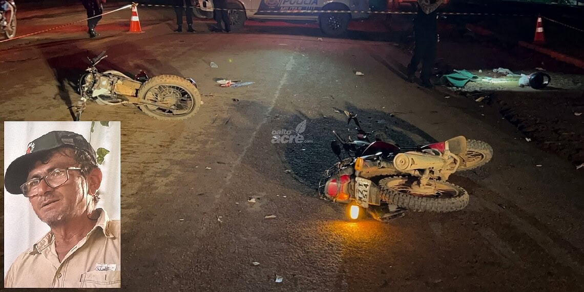 Colisão entre motos deixa um morto e outro ferido na BR-317 no interior do Acre