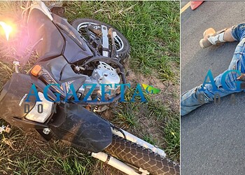 Motociclista sofre acidente grave ao tentar ultrapassagem na BR-317, no Acre