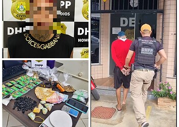 Operação prende três suspeitos de homicídio e apreende armas e drogas em Rio Branco