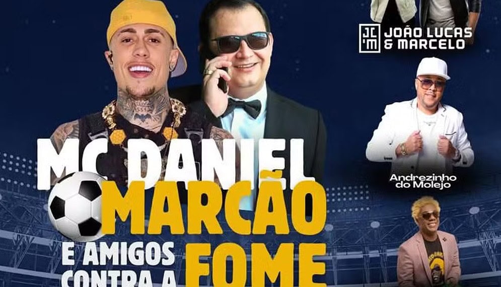 MC Daniel, Popó e lendas do esporte se unem em jogo solidário no Acre nesta terça