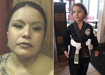Cedar Mae Sarten matou o filho, de 5 anos — Foto: Reprodução/Facebook