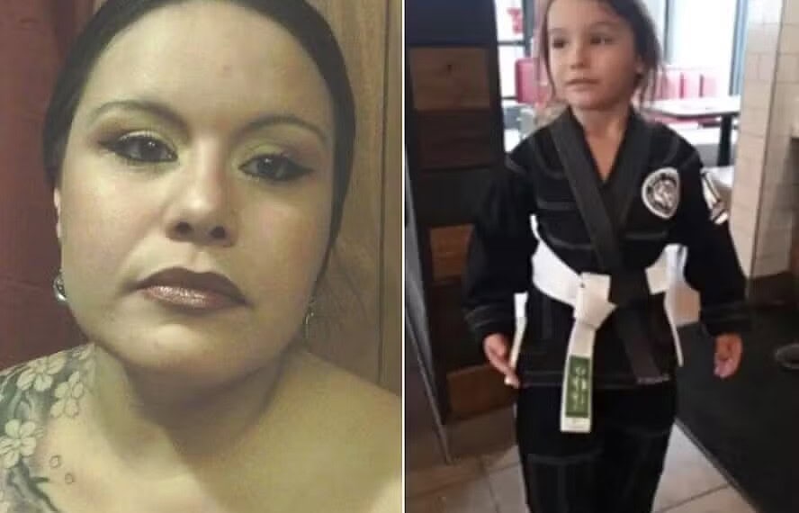 Cedar Mae Sarten matou o filho, de 5 anos — Foto: Reprodução/Facebook