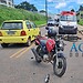 Colisão entre motos no bairro Nova Estação deixa casal ferido