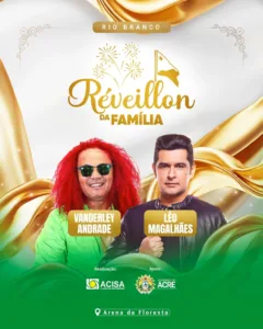 Com shows de Léo Magalhães e Vanderley Andrade, Réveillon na Arena da Floresta espera 20 mil pessoas; veja programação