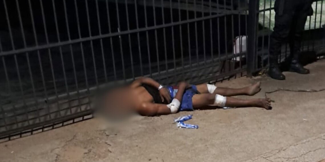 Homem é linchado após roubar mulher em Rio Branco e defeca na própria roupa