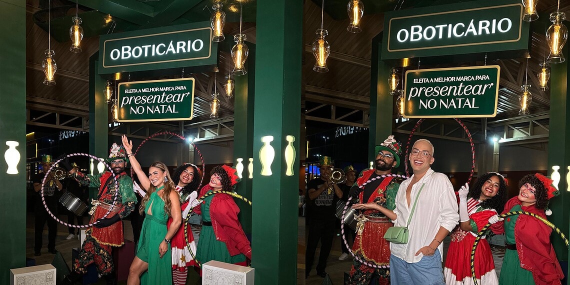 O Boticário enche o Natal de magia em Rio Branco com ações especiais no Via Verde Shopping