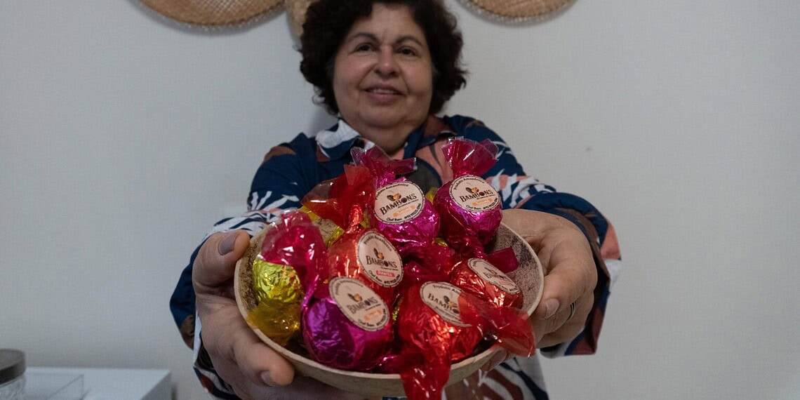 Com receitas especiais de cupulate, Adalgisa ganhou destaque em publicações. Foto: Bruno Moraes/Sete