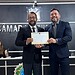Delegado Railson (esquerda) foi diplomado na Câmara dos Vereadores de Feijó - Foto: Reprodução