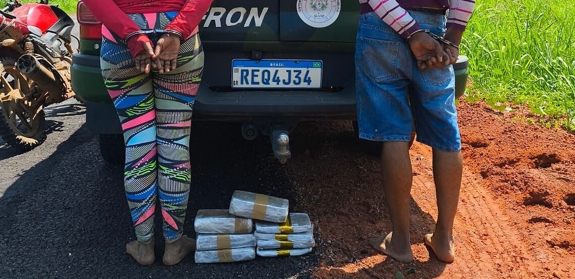 Casal é preso com mais de 6 kg de skunk durante operação do Gefron na Transacreana