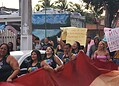 Sem carro de som, Parada do Orgulho LGBT+ inicia caminhada até a Concha Acústica; Veja fotos