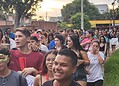 Sem carro de som, Parada do Orgulho LGBT+ inicia caminhada até a Concha Acústica; Veja fotos