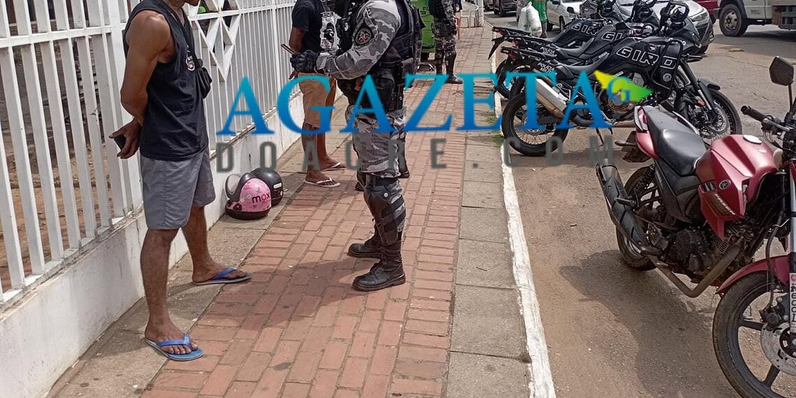 GIRO apreende drogas e recupera motocicleta furtada em ação no Centro de Rio Branco