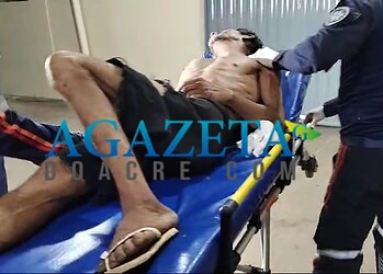 Discussão entre dependentes químicos em Rio Branco termina com homem esfaqueado e em estado grave