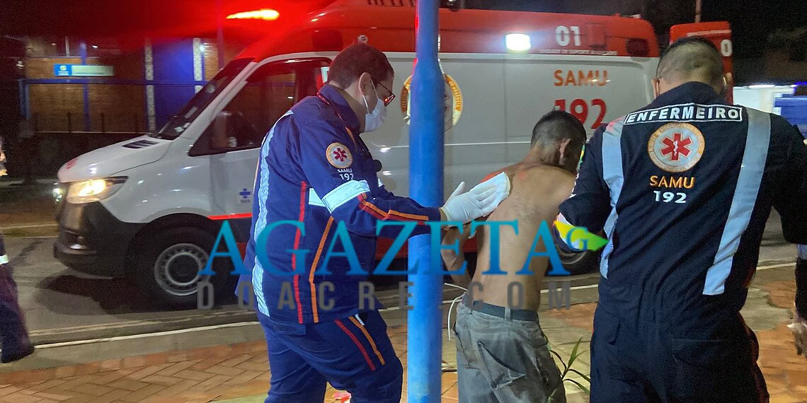 Homem é amarrado e esfaqueado em ponte no Centro de Rio Branco; dois suspeitos são presos