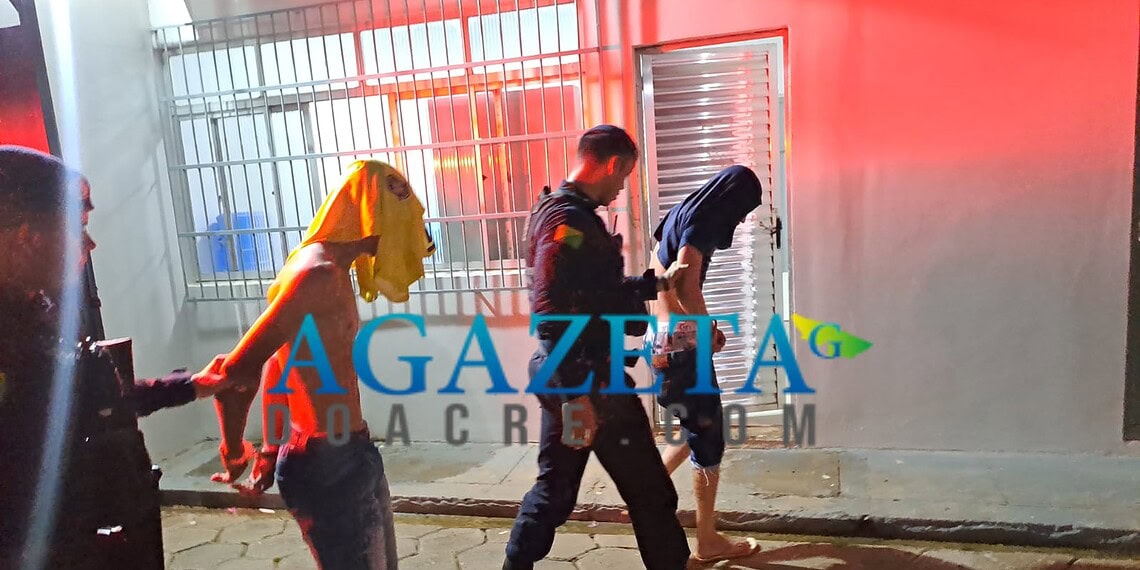 Polícia impede ataque de facção criminosa e dois são presos em Rio Branco