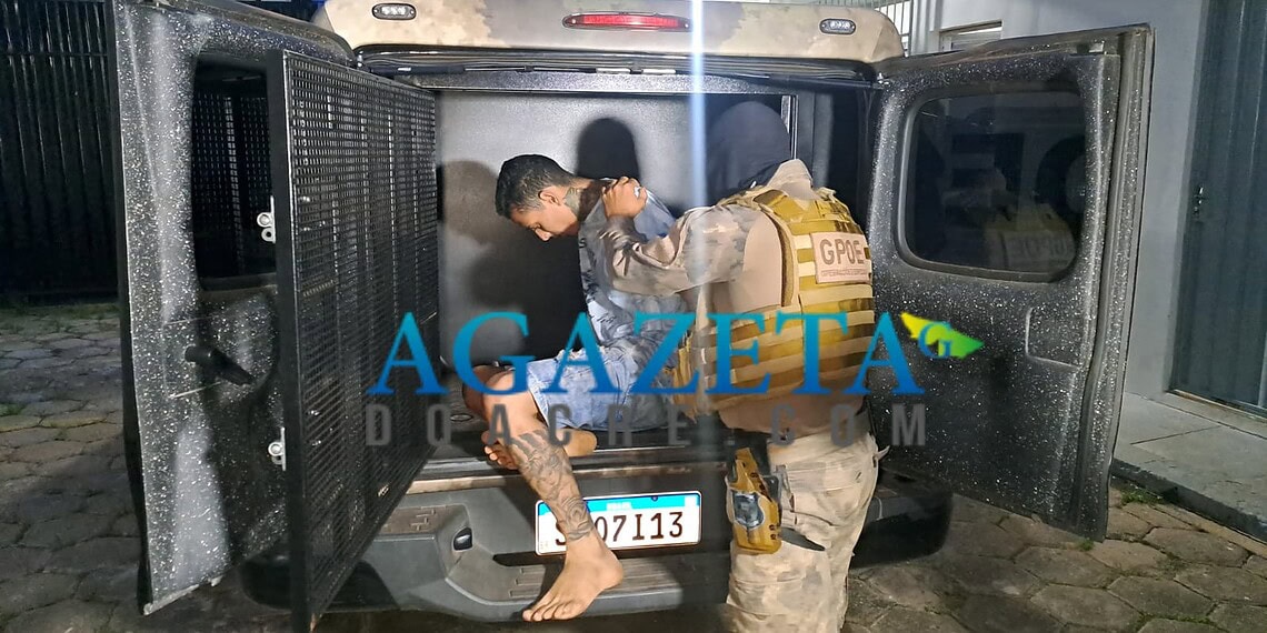 Presidiário que fugiu do Pronto Socorro após cirurgia é recapturado pela Polícia Militar em Rio Branco