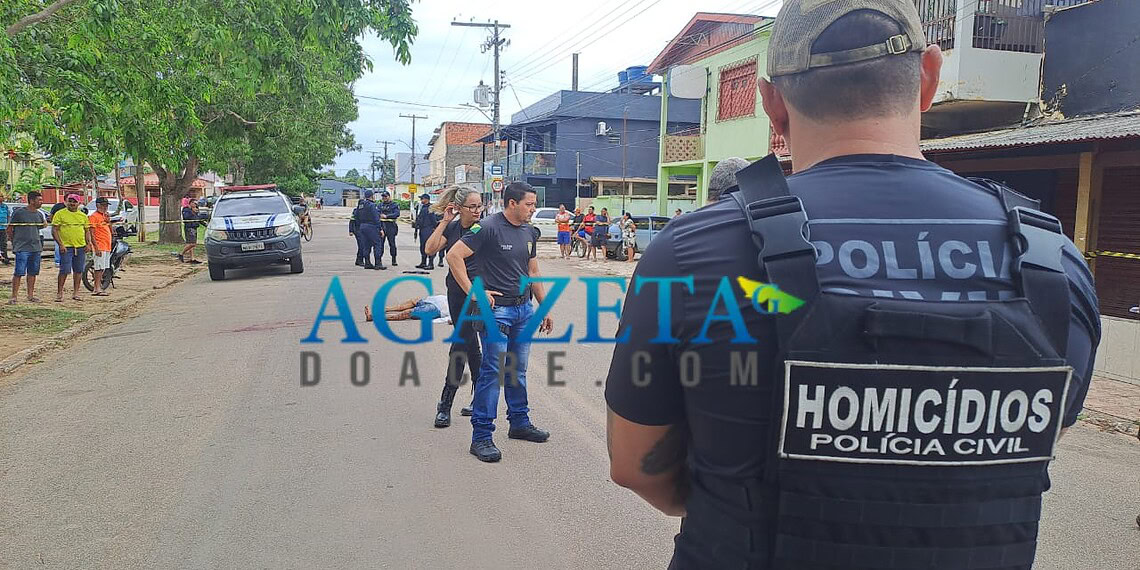 Homem é morto a tiros após discussão com suposto agente de segurança em praça de Rio Branco