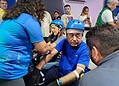 VÍDEO: Bocalom e noiva inauguram pista de patinação no gelo em Rio Branco: ‘veio de São Paulo’