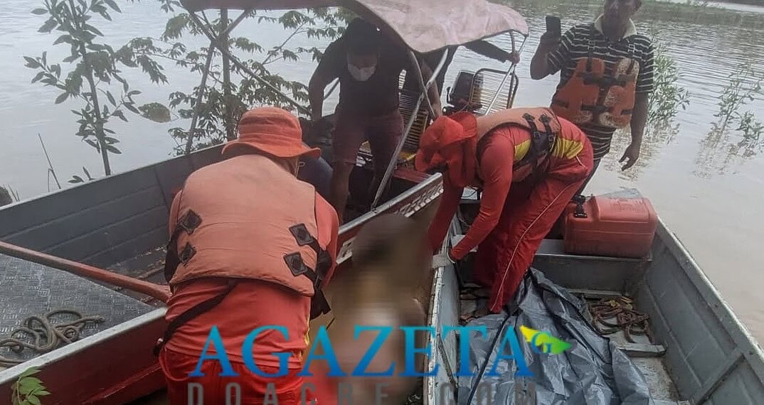 Corpo de homem que caiu de balsa é encontrado no Rio Purus, em Manoel Urbano