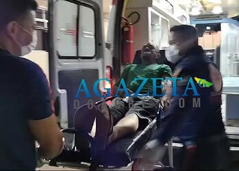 Colisão frontal entre motos deixa motoboy com fratura e perda de dente em Rio Branco